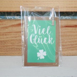 Grußkarte "Viel Glück"