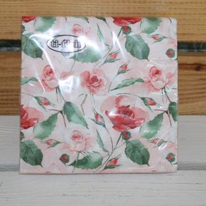 Cocktailservietten Rosen