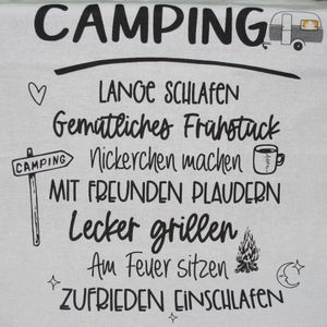 Geschirrtuch Camper "Lange schlafen..."