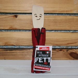 Pfannenwender + Geschirrtuch  Mann