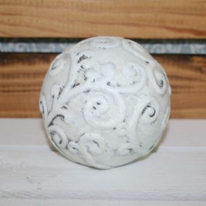 Deko Kugel weiß