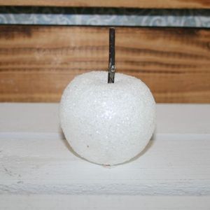 Apfel weiß Glitter