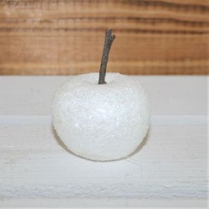 Apfel weiß Glitter
