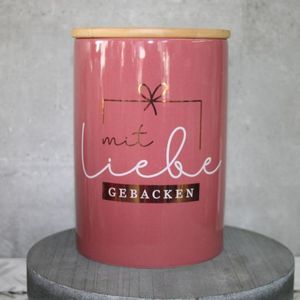Vorratsdose Mit Liebe gebacken